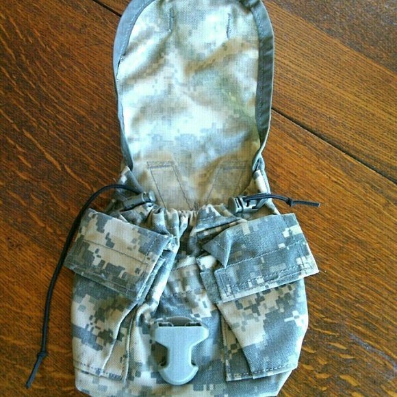 US Military 1 QT Army Molle ll Green Camo Utility Canteen Cover Pouch Equipment - Picture 5 of 16